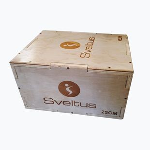 Cutie pliometrică din lemn Small Sveltus Wood Plyobox Small 4602