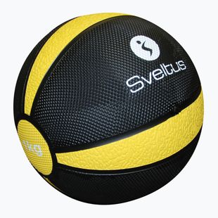 Minge medicinală Sveltus Medicine Ball 1 kg black/yellow