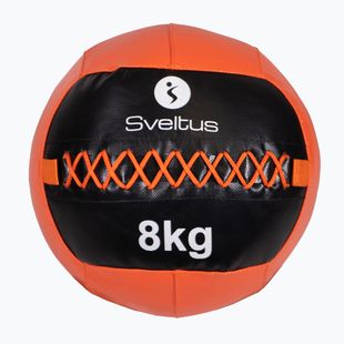Minge medicinală Sveltus Wall Ball 8 kg black/red