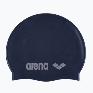 Cască de înot pentru copii arena Classic Silicone Jr denim/silver