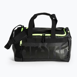 Geantă de înot arena Spiky III 40 l dark smoke / neon yellow