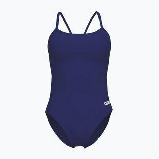 Costum de înot dintr-o piesă pentru femei arena Lace Back Solid navy/white
