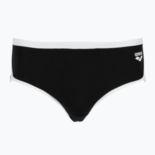 Slip de baie pentru bărbați arena Icons Swim Low Waist Short Solid black/white