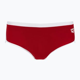 Slip de baie pentru bărbați arena Icons Swim Low Waist Short Solid red/white