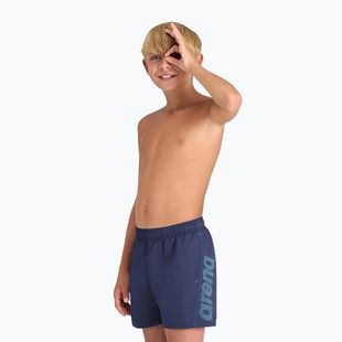 Boxeri de baie pentru copii Arena Fundamentals Logo JR Boxer R navy/turquoise