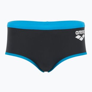 Boxeri de înot pentru bărbați arena One Low Waist Short Big Logo asphalt/turquise