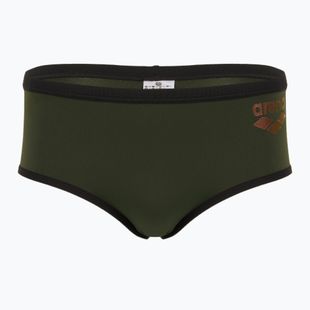 Boxeri de înot pentru bărbați arena One Low Waist Short Big Logo dark sage/black