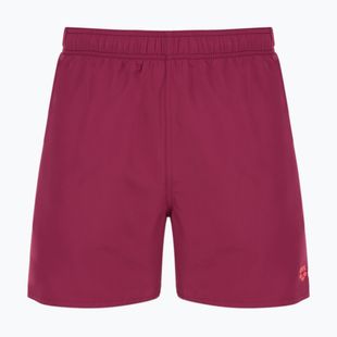 Șort de baie pentru bărbați arena Fundamentals Boxer R dark purple/calypso coral