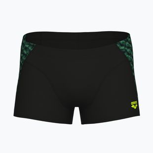 Boxeri de baie pentru bărbați arena Monogram Swim Short black/dark sage multi