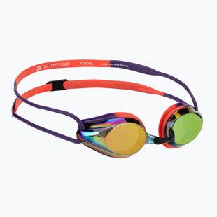 Ochelari de înot arena Tracks Mirror copper/plum/bright coral