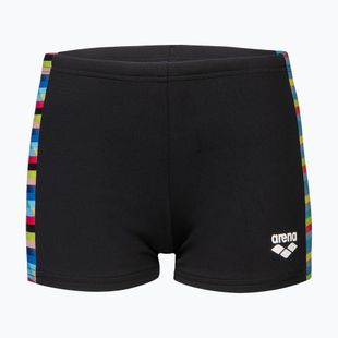 Boxeri de înot pentru copii arena Racing Stripe Swim Short black/black multi