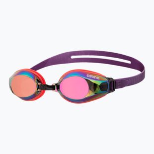 Ochelari de înot arena Zoom X-Fit Mirror copper/bright coral/plum