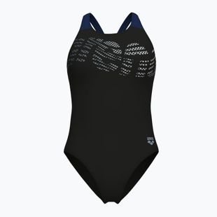 Costum de baie întreg pentru femei arena Flowing V Back black/navy