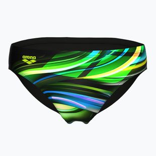 Slip de înot pentru bărbați arena Bloom Swim Briefs multi black/black