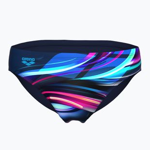 Slip de înot pentru bărbați arena Bloom Swim Briefs multi navy/navy