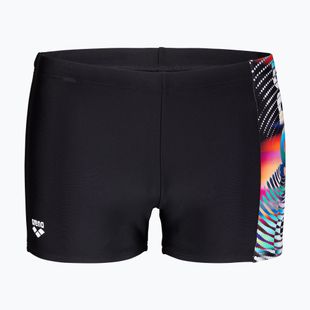 Boxeri de înot Arena Lit Logo Swim Short black/multi