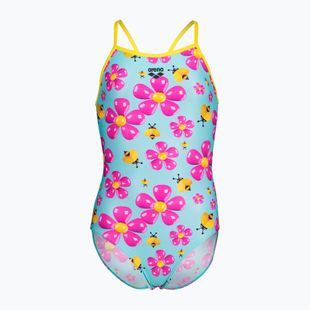 Costum de baie întreg pentru copii arena Spring Lightdrop Back water multi/yellow star