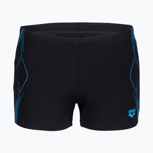 Boxeri de înot pentru bărbați arena Graphic Swim Short black/turquoise