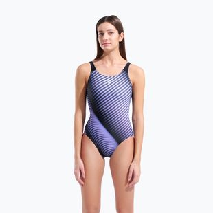 Costum de baie întreg pentru femei arena Night Light U Back blue multi/black