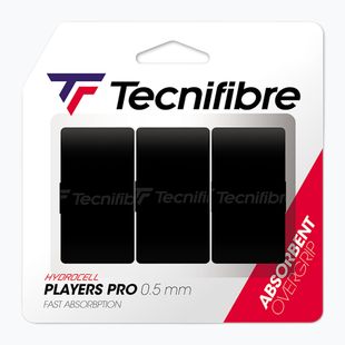 Învelișuri pentru rachete de tenis Tecnifibre Pro Players 3 buc. black