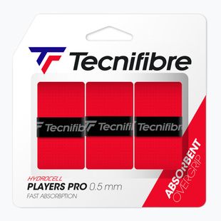 Învelișuri pentru rachete de tenis Tecnifibre Pro Players 3 buc. red