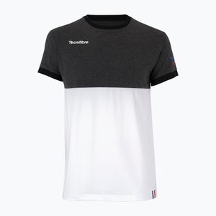 Tecnifibre F1 Stretch tricou de tenis pentru bărbați negru și alb 22F1ST