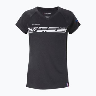 Tricou de tenis pentru femei Tecnifibre Airmesh negru 22LAF2 F2