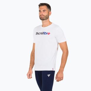 Tricou pentru bărbați Tecnifibre Club Cotton Tee white
