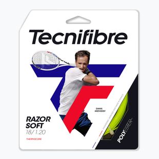Coardă de tenis Tecnifibre Razor Soft lime