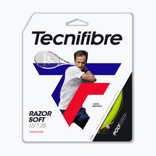 Coardă de tenis  Tecnifibre Razor Soft white