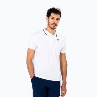 Tricou polo de tenis pentru bărbați Tecnifibre Team Tech Polo white