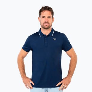 Tricou polo de tenis pentru bărbați Tecnifibre Team Tech Polo navy blue