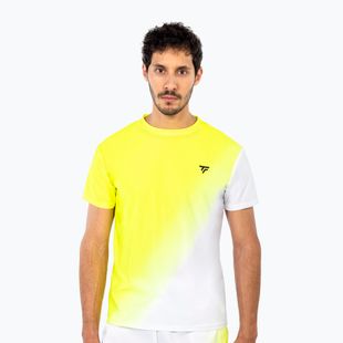 Tricou de tenis pentru bărbați Tecnifibre X-Loop Tee white/yellow