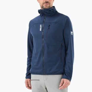 Bluză de trekking pentru bărbați Millet Lokka Hoodie III sapphire