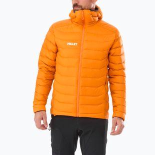 Geacă pentru bărbați Millet Kamet Down Hoodie maracuja