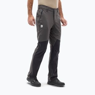 Pantaloni de drumeție pentru bărbați Millet Lapiaz dark grey/ black