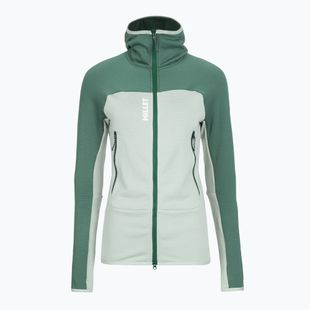 Hanorac pentru femei Millet Fusion Grid Hoodie seaweed/bottle