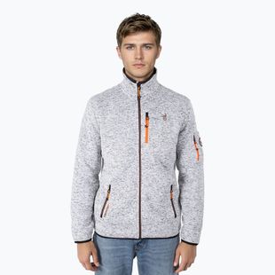 Bluză fleece pentru bărbați Aulp Navoy Melanged Knit grey
