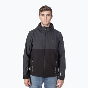 Geacă softshell pentru bărbați Aulp Tiago anthracite melange