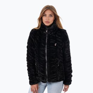 Geacă de iarnă pentru femei Aulp Candy Faux Fur black