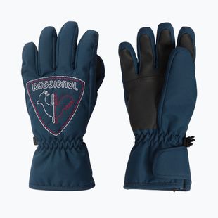 Mănuși de schi pentru femei Rossignol Jr Rooster G dark navy