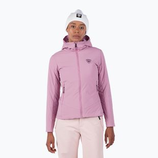 Geacă izolată pentru femei Rossignol Opside Hoodie moonlight mauve