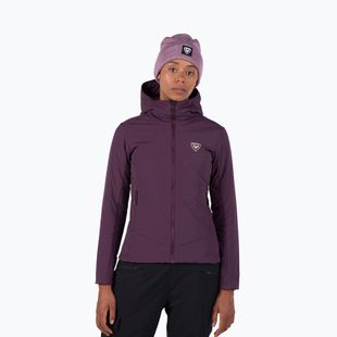 Geacă izolată pentru feme Rossignol Opside Hoodie mulberry