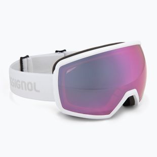 Ochelari de schi Rossignol Izar white/pink