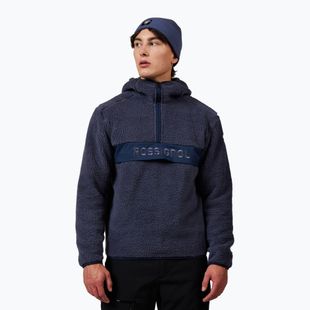 Bluză pentru bărbați Rossignol Alltrack Anorak Fleece true night blue