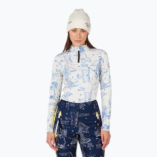 Bluză pentru femei Rossignol JCC Booster Half Zip snow angel artic print