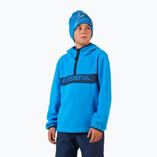 Bluză pentru copii Rossignol Alltrack Anorak Fleece blazing blue