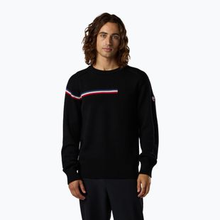 Pulover pentru bărbați Rossignol Odysseus Crew Merino black