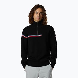 Pulover pentru bărbați Rossignol Odysseus Half Zip Merino black