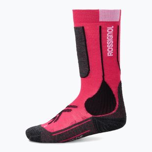 Șosete de schi pentru copii Rossignol Essential electric fuchsia